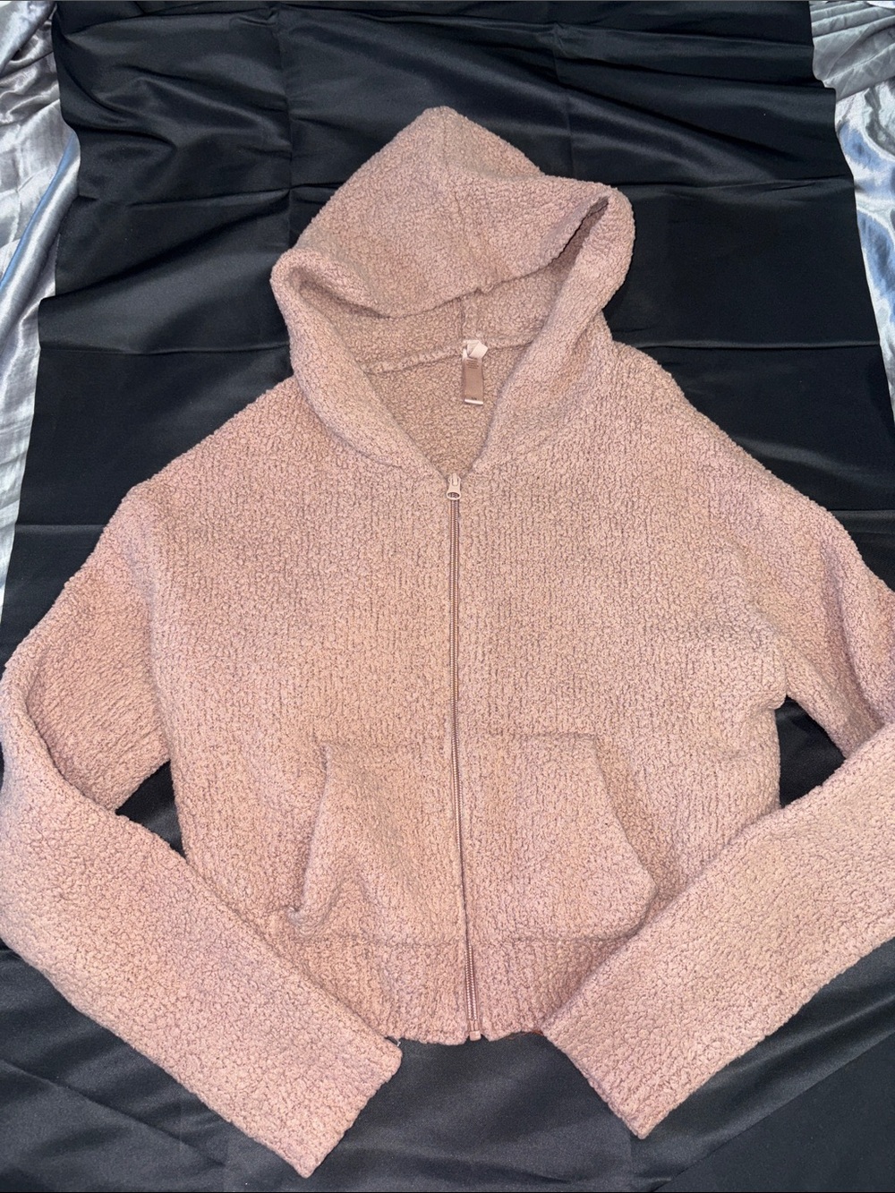 SKIMS Blush Teddy Fleece Zip Hoodie